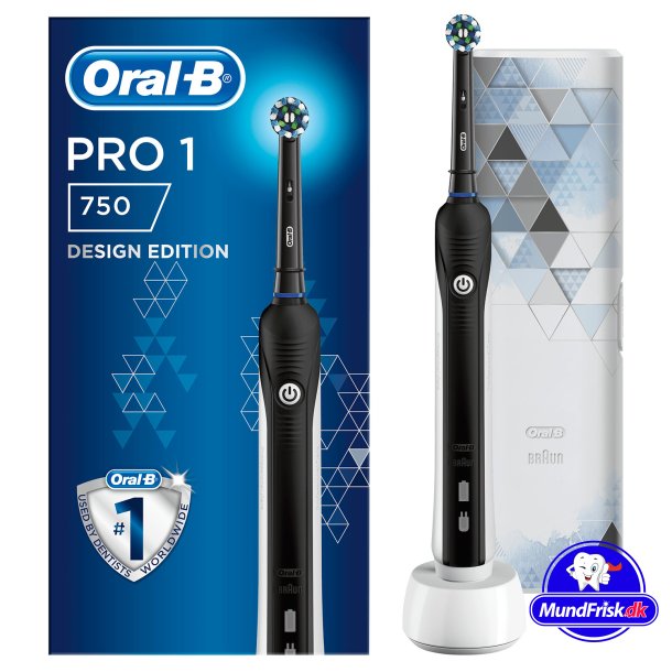 Oral-B BLACK Pro 1 750 Design Edition shkhammasharja