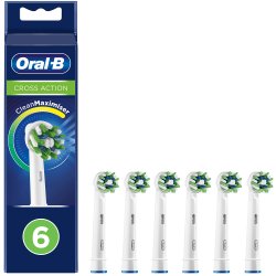 Oral-B 6 stk. CrossAction Brstehoveder CleanMaximiser