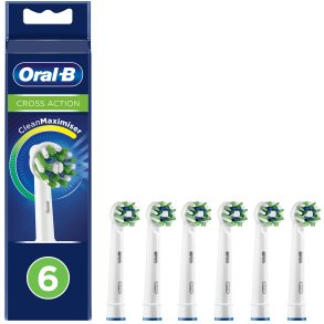 Oral-B 6 stk. CrossAction Brstehoveder CleanMaximiser
