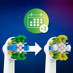 4 st. Oral-B CleanMaximiser Floss Action Borsthuvuden - 3+1