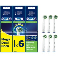 Oral-B CrossAction 6 stk. Brstehoveder CleanMaximiser