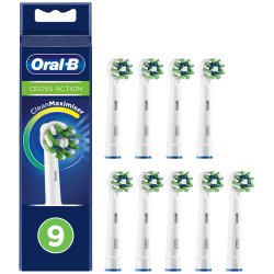 9 st. Oral-B CleanMaximiser CrossAction borsthuvuden