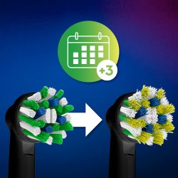 Oral-B CrossAction CleanMaximizer B�rstenk�pfe 4 Stk. Black