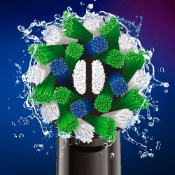 8 stk. Oral-B CrossAction CleanMaximiser Black