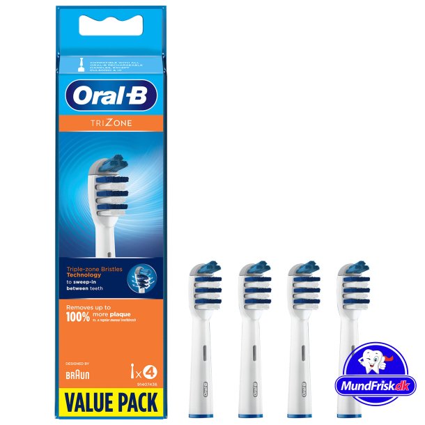 Oral-B TriZone Borsthuvuden 4 st.