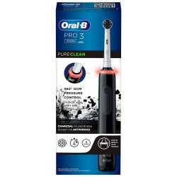 Oral-B Pro 3 3000 El-tandbrste PureClean Black