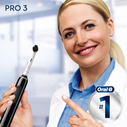 Oral-B Pro 3 3000 El-tandbrste PureClean Black