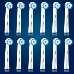 Oral-B 12 st. Knsliga rena borsthuvuden