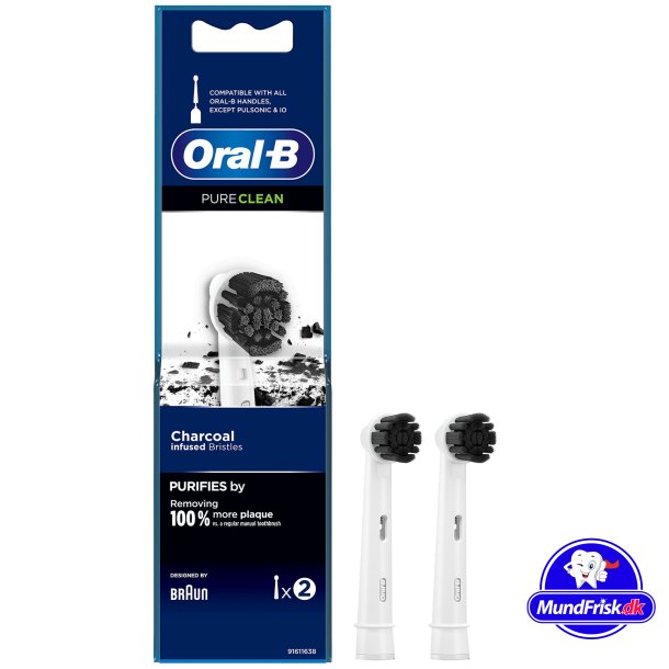 Oral-B PureClean Charcoal harjanpt 2 kpl.