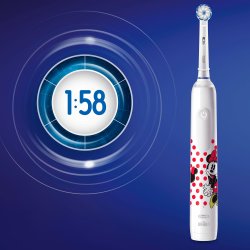 Oral-B Minnie Mouse Junior Elektrisk tandborste fr barn Extra borsthuvud
