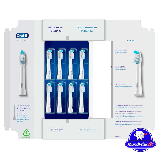 Oral-B 8 Stk. Pulsonic Clean Zahnbrstenkpfe