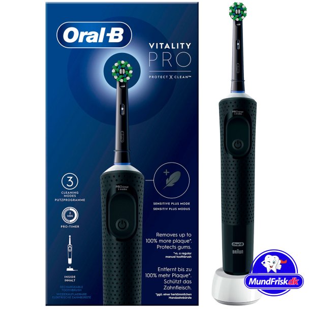 Oral-B Vitality PRO Elektrisk tandborste CrossAction Svart