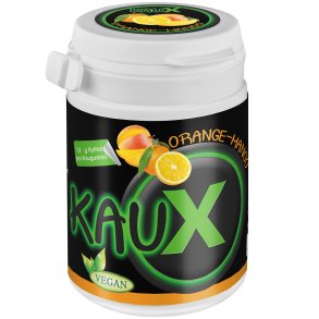 Naturlig Xylitol Tyggegummi KAUX Orange-Mango 40 stk. 60g
