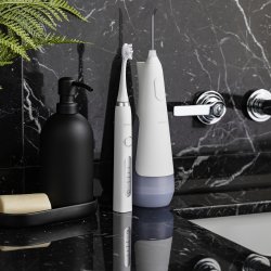 Trdls Munnskyller ORDO Hydro Sonic + Water Flosser White Silver