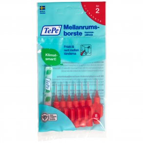TePe RED Gap borstar Original ISO 2 - 0,5 mm 8 st.