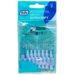 TePe Gap borstar Extra SOFT 0,60 mm ISO 3 BL 8 st. 