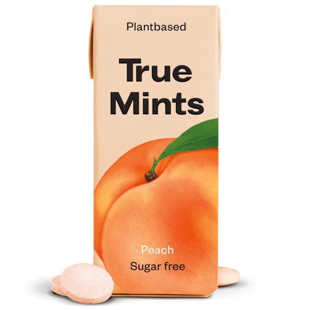 Xylitol sugtabletter True Mints Peach