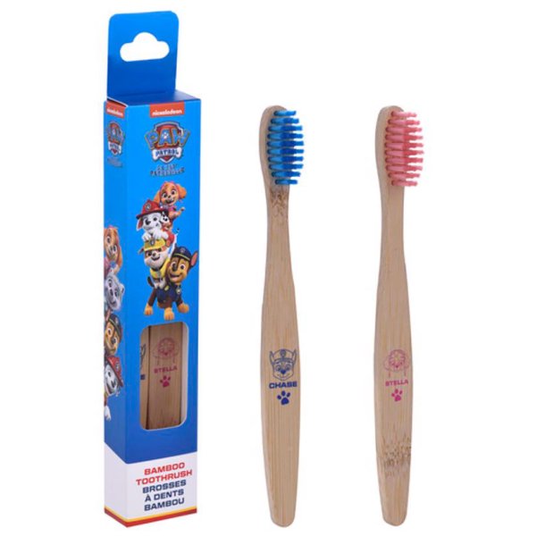 Paw Patrol Bambus Tandbrster Til Brn TAKE CARE 2-pk.