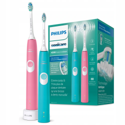 Philips Sonicare DUO 2 stk. El-tandbrster Turkis + Pink