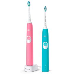 Philips Sonicare DUO 2 stk. El-tandbrster Turkis + Pink
