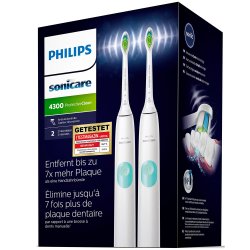 Philips Sonicare DUO 2 stk. El-tandbrster ProtectiveClean 4300