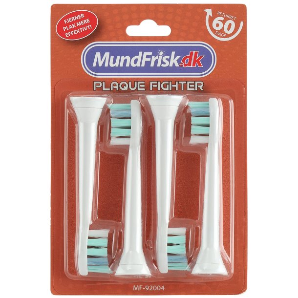4 st. Plaque Fighter borsthuvuden fr Philips SoniCare