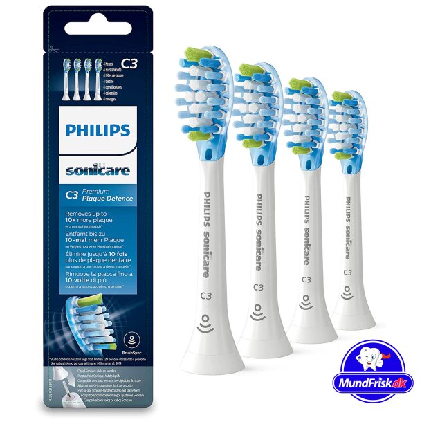 Philips Sonicare Brstehoveder C3 Premium Plaque Defence 4 stk.