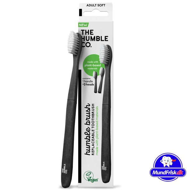 Zahnb&uuml;rste auf pflanzlicher Basis + 3 austauschbare K&ouml;pfe Humble Co. SOFT