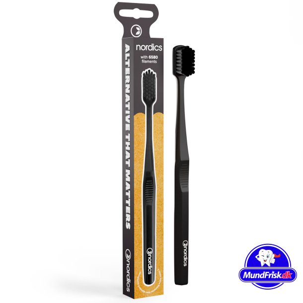 Nachhaltige Zahnbrste Nordics Premium 6580 Soft SCHWARZ