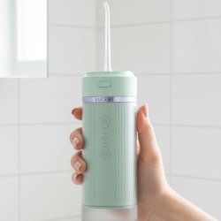 Lucent Pulse Water Flosser � Kabellose Munddusche mit 3 Düsen und USB-C