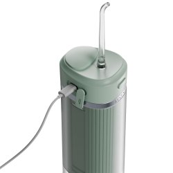 Lucent Pulse Water Flosser � Kabellose Munddusche mit 3 Düsen und USB-C