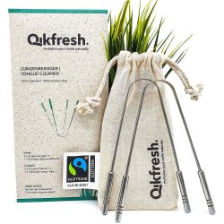 Qikfresh Tungskrapor Rostfritt STL 2 st. Rttvisemrkt vska