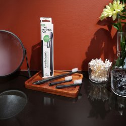 Vxtbaserad tandborste + 3 utbytbara huvuden Humble Co. SOFT
