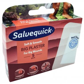 Salvequick Big Plaster for f.eks. knr og albuer