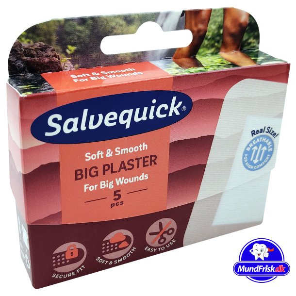 Salvequick Big Plaster til f.eks. kn &amp; albuer