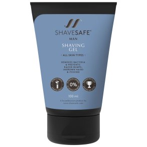 ShaveSafe Bar Gel HERRE Alle hudtyper 100 ml.