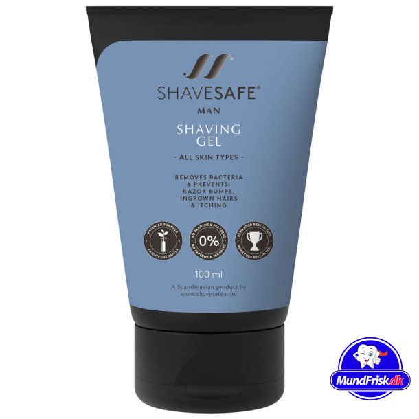 ShaveSafe Barbergel MEN All Skin Types 100 ml.