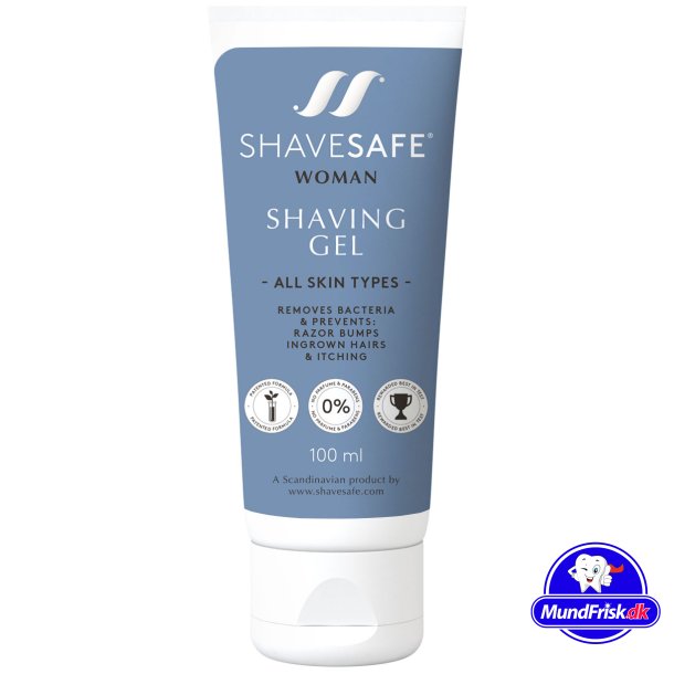 ShaveSafe Bargel Woman Sensitive Haut 100 ml.