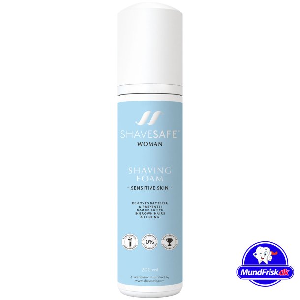 ShaveSafe Rasierschaum Frau Sensitive Haut 200 ml.