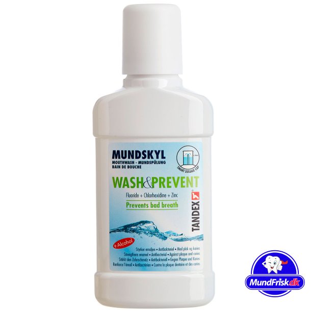 Mundskyl Tandex Wash &amp; Prevent + Zink