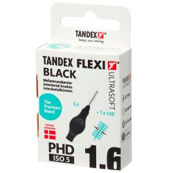 Tandex Flexi ULTRASOFT Gapborstar 1,0 mm ISO 5 SVART