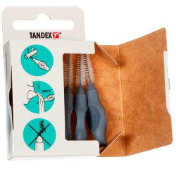 Tandex Flexi ULTRASOFT Mellemrumsbrster 0.80 mm ISO 4 DARK Grey