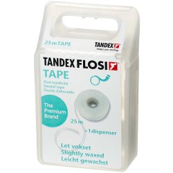 Tandex Flosi Tape Tandtrd Vokset 25 mtr