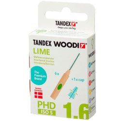Tandex Woodi Gap borstar ISO 5 LIME