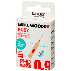 Tandex Woodi Gap borstar ISO 2 RUBY