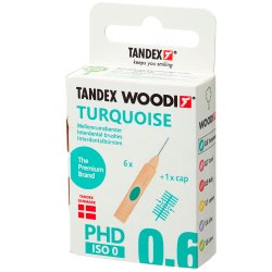 Tandex Woodi Gap borstar ISO 0 TURQUOISE