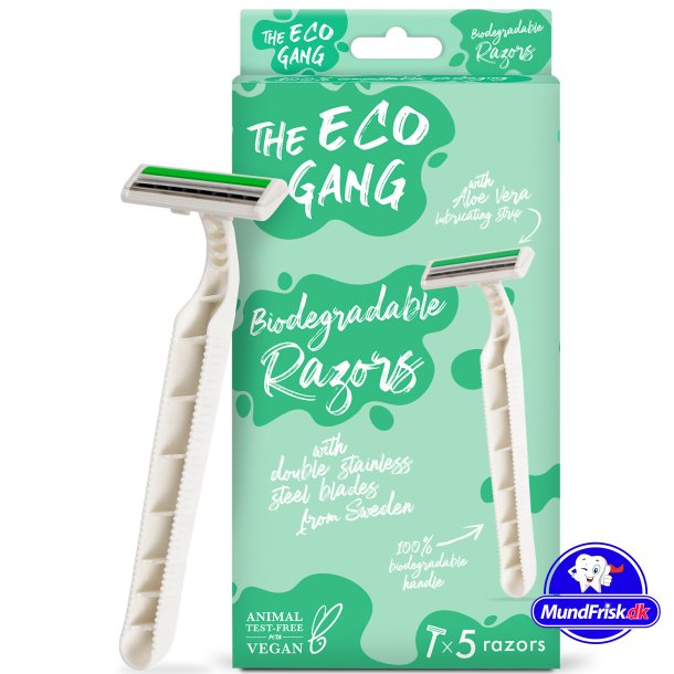 Pflanzliche Einwegschaber The Eco Gang 5 Stk.