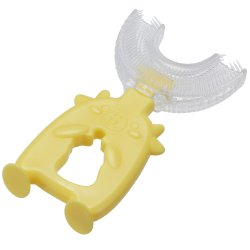 Barntandborste U-formad silikonborste 4-8 r Animal