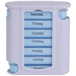 Pilleboks Ukentlig dosering Pilleboksdispenser med 7 skuffer