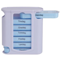 Pilleboks Ukentlig dosering Pilleboksdispenser med 7 skuffer